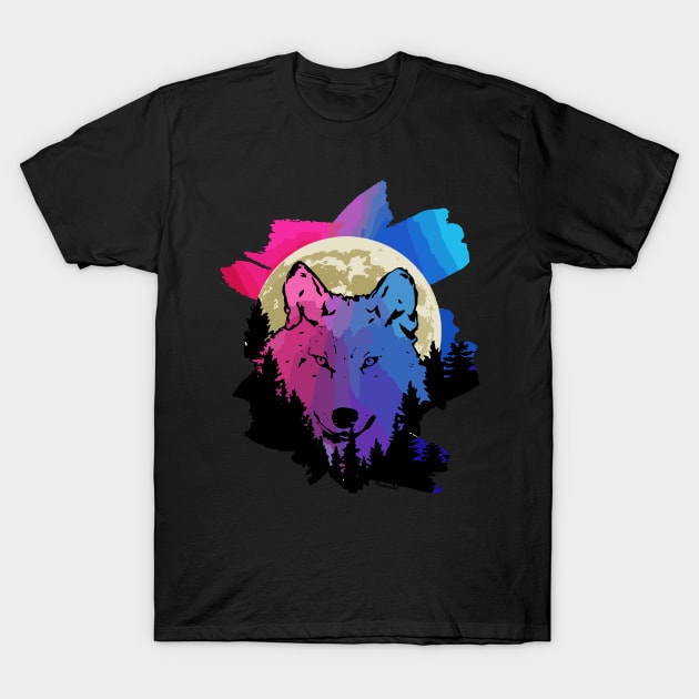 Wolf Colors T-Shirt by ViciouZz